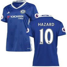 Load image into Gallery viewer, 10-Eden Hazard Chelsea Women's 2016-2017 Home Player Jersey - Blue