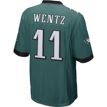 Load image into Gallery viewer, Carson Wentz Philadelphia Eagles American football jersey