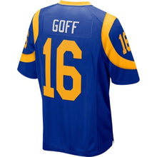 Load image into Gallery viewer, Jared Goff Los Angeles Rams Game Player Jersey