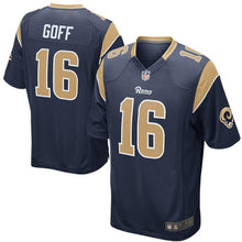 Load image into Gallery viewer, Jared Goff Los Angeles Rams Game Player Jersey