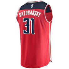 Load image into Gallery viewer, 31-Tomas Satoransky Washington Wizards Team Color Player Jersey Red - Icon Edition