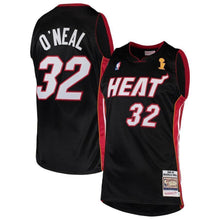 Load image into Gallery viewer, 32-Shaquille O'Neal Miami Heat  2005-06 Hardwood Classics Jersey - Black