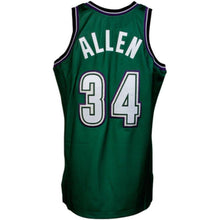 Load image into Gallery viewer, 34-Mitchell &amp; Ness Ray Allen Milwaukee Bucks 1996-1997 Hardwood Classics Throwback Jersey - Green