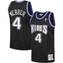 Load image into Gallery viewer, 4-Chris Webber Sacramento Kings 1998-99 Hardwood Classics Jersey - Black