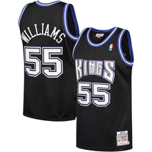 Load image into Gallery viewer, 55-Jason Williams Sacramento Kings  1998-99 Hardwood Classics Jersey - Black