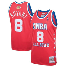 Load image into Gallery viewer, 8-Kobe Bryant Western Conference  All-Star Hardwood Classics Jersey – Red