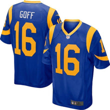 Load image into Gallery viewer, Jared Goff Los Angeles Rams Game Player Jersey