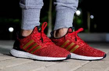 Load image into Gallery viewer, GAME OF THRONES ADIDAS  "HOUSE LANNISTER" ULTRABOOST SHOES (WOMEN)