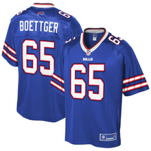 Load image into Gallery viewer, Ike Boettger Buffalo Bills NFL Pro Line Team Player Jersey - Royal