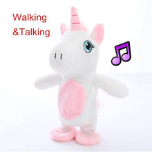 Load image into Gallery viewer, Funny Toys 1pc Electric Walking Unicorn Plush Toy