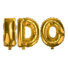 Load image into Gallery viewer, I DO Gold Foil Balloons Decorative Love Balloons for Wedding Birthday Party Decoration
