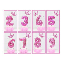 Load image into Gallery viewer, Aluminum Foil Balloon Decoration Number 3 Mylar Balloons Birthday Wedding Party Decor