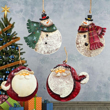 Load image into Gallery viewer, Christmas Hanging Decorations Adorable Iron Pendants Christmas