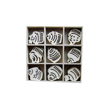 Load image into Gallery viewer, Hanging Laser Cut Wood Cake Ornaments Cake Shape Crafts Pendants Decorations