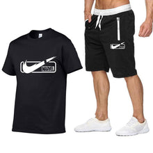 Load image into Gallery viewer, 2019 New Brand Mens T shirt+shorts Set Summer Short Sleeve