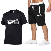 Load image into Gallery viewer, 2019 New Brand Mens T shirt+shorts Set Summer Short Sleeve