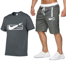 Load image into Gallery viewer, 2019 New Brand Mens T shirt+shorts Set Summer Short Sleeve