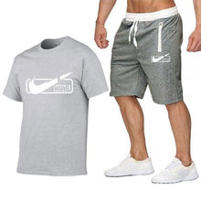 Load image into Gallery viewer, 2019 New Brand Mens T shirt+shorts Set Summer Short Sleeve