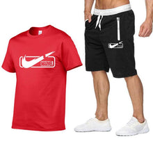 Load image into Gallery viewer, 2019 New Brand Mens T shirt+shorts Set Summer Short Sleeve