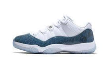 Load image into Gallery viewer, Jordan 11 Low Navy Snakeskin