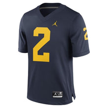 Load image into Gallery viewer, Charles Woodson #2 Michigan Wolverines Jordan Brand Alumni Football Jersey - Navy