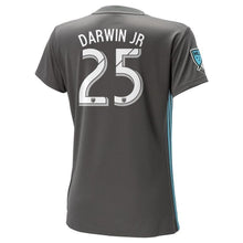 Load image into Gallery viewer, Darwin Quintero Jr. Minnesota United FC adidas Women's 2018 Replica Primary Jersey – Gray