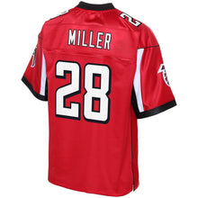Load image into Gallery viewer, Jordan Miller Atlanta Falcons NFL Pro Line Team Player Jersey - Red