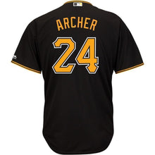 Load image into Gallery viewer, Chris Archer Pittsburgh Pirates Majestic Alternate Official Cool Base Player Jersey – Black