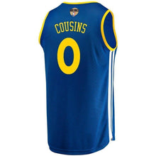 Load image into Gallery viewer, DeMarcus Cousins Golden State Warriors 2019 NBA Finals Bound Fast Break Player Jersey - Royal