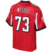 Load image into Gallery viewer, John Wetzel Atlanta Falcons NFL Pro Line Player Jersey - Red