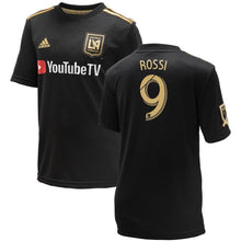 Load image into Gallery viewer, Diego Rossi LAFC 2018 Primary Player Jersey – Black