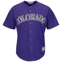 Load image into Gallery viewer, Charlie Blackmon Colorado Rockies Majestic Alternate Official Cool Base Player Jersey - Purple/White