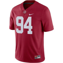 Load image into Gallery viewer, Da'Ron Payne Alabama Crimson Tide Game Jersey – Crimson