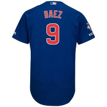Load image into Gallery viewer, Javier Baez Chicago Cubs Majestic Home Collection Flex Base Player Jersey - White/Royal