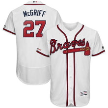 Load image into Gallery viewer, Fred McGriff Atlanta Braves Majestic Home Collection Flex Base Player Jersey – White