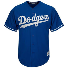 Load image into Gallery viewer, Clayton Kershaw Los Angeles Dodgers Majestic Official Cool Base Player Jersey - Royal/White