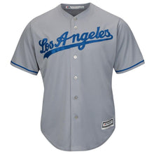 Load image into Gallery viewer, Clayton Kershaw Los Angeles Dodgers Majestic Cool Base Player Jersey - White/Grey