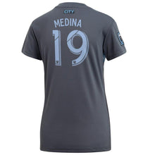 Load image into Gallery viewer, Jesús Medina New York City FC Women's 2018 Secondary Player Jersey – Gray