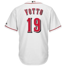 Load image into Gallery viewer, Joey Votto Cincinnati Reds Majestic Official Cool Base Player Jersey - White