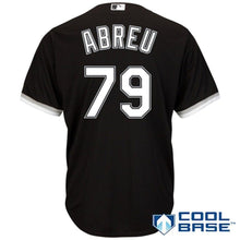 Load image into Gallery viewer, Jose Abreu Chicago White Sox Majestic Cool Base Player Jersey - Black/White