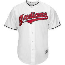 Load image into Gallery viewer, Greg Allen Cleveland Indians Majestic Home Official Cool Base Player Jersey - White