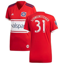 Load image into Gallery viewer, Bastian Schweinsteiger Chicago Fire Women's 2018 Primary Player Jersey – Red