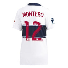 Load image into Gallery viewer, Fredy Montero Vancouver Whitecaps FC Women's 2019 Hoop Player Jersey – White