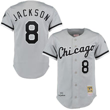 Load image into Gallery viewer, Bo Jackson Chicago White Sox Mitchell &amp; Ness Road Jersey - Gray/White