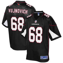 Load image into Gallery viewer, Jeremy Vujnovich Arizona Cardinals NFL Pro Line Alternate Team Player Jersey - Black