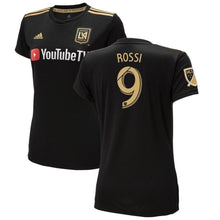 Load image into Gallery viewer, Diego Rossi LAFC Women's 2018 Primary Player Jersey – Black