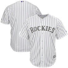 Load image into Gallery viewer, Colorado Rockies Majestic Alternate Official Cool Base Team Replica Jersey - Purple/White