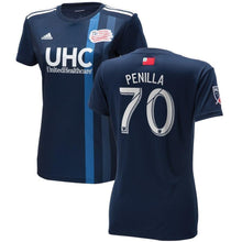 Load image into Gallery viewer, Cristian Penilla New England Revolution Women's 2018 Primary Player Jersey – Navy