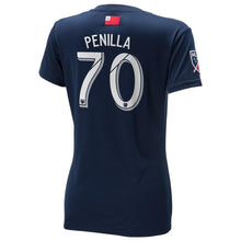 Load image into Gallery viewer, Cristian Penilla New England Revolution Women's 2018 Primary Player Jersey – Navy