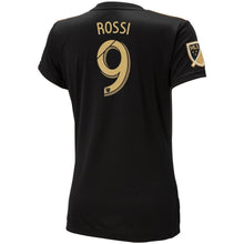 Load image into Gallery viewer, Diego Rossi LAFC Women's 2018 Primary Player Jersey – Black